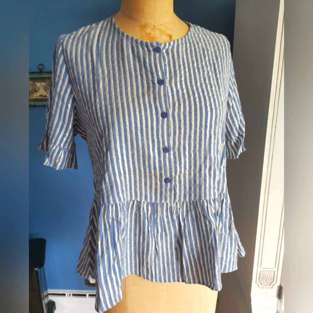 Cute peplum blouse